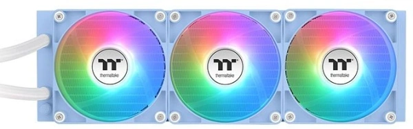 Система водяного охлаждения Thermaltake TH360 V2 Ultra ARGB Soc-AM5/AM4/1200/1700/1851 голубой 4-pin 25.8dB Al+Cu LCD Ret (CL-W420-PL12BU-A)