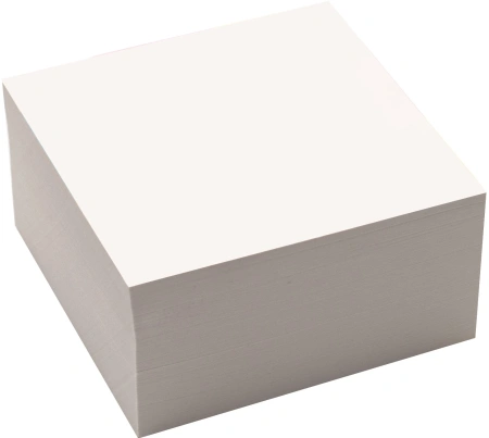 Блок для записей бумажный Silwerhof Стандарт 701040 90х90х45мм 80г/м2 92% белый на склейке