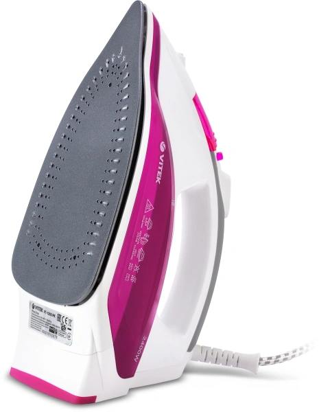 Утюг Vitek VT-1262 2400Вт розовый