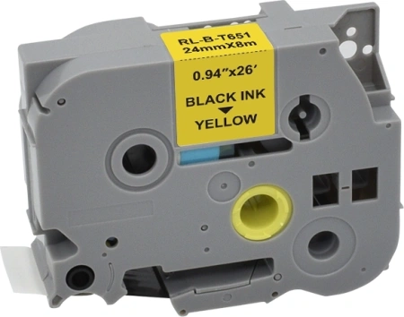 Картридж ленточный Cactus CS-TZE651 TZe-651 черный для Brother 1010/1280/1280VP/2700VP