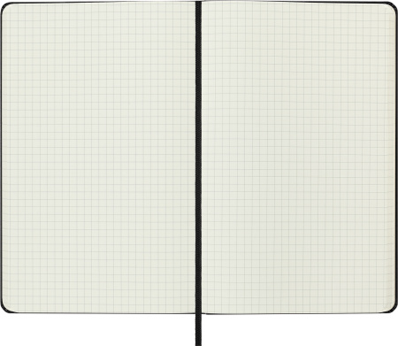 Блокнот Moleskine CLASSIC QP061 Large 130х210мм 240стр. клетка твердая обложка черный