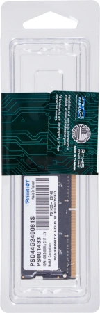 Память DDR4 4Gb 2400MHz Patriot PSD44G240081S Signature RTL PC4-19200 CL17 SO-DIMM 260-pin 1.2В single rank Ret