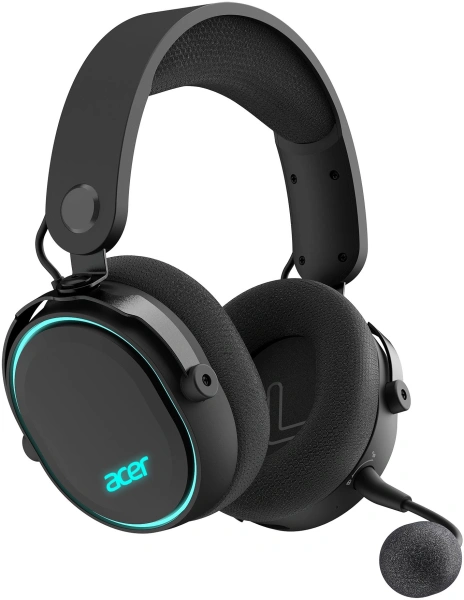 Наушники с микрофоном Acer OHR303 черный мониторные BT/Radio/3.5mm (ZL.HDSEE.009)
