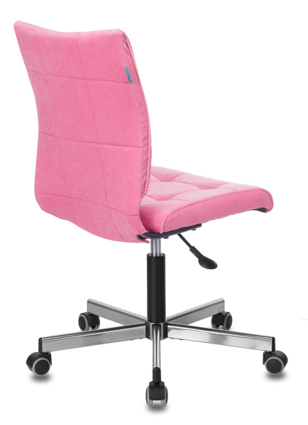Кресло Бюрократ CH-330M розовый Velvet 36 крестов. металл хром