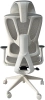 Кресло Cactus CS-CHR-MC02GY серый сетка с подголов. крестов. пластик белый