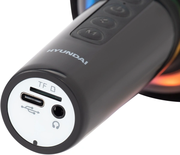 Микрофон беспроводной Hyundai H-MIC100 черный