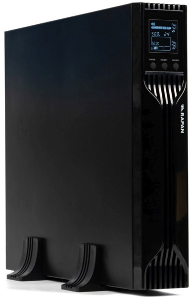 Источник бесперебойного питания Бастион Rapan-UPS 3000-Rack-IN-4X9-E 2100Вт 3000ВА черный