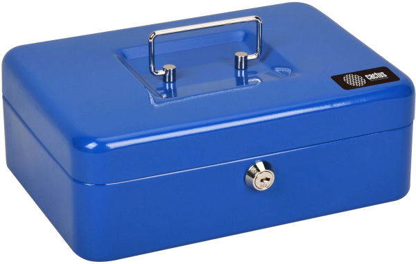 Ящик для денег без номинала Cactus CS-CB-003BL 90x250x180 синий сталь 1.367кг