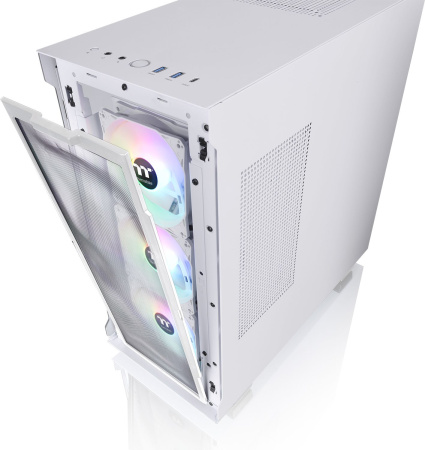 Корпус Thermaltake V350 TG ARGB AIR белый без БП ATX 3x120mm 3x140mm 2xUSB3.0 audio bott PSU