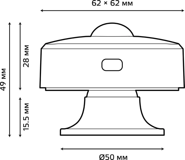 Датчик движ. Gauss Smart Home (4010322) белый