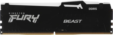 Память DDR5 2x8Gb 5600MHz Kingston KF556C40BBAK2-16 Fury Beast RGB RTL Gaming PC5-44800 CL40 DIMM 288-pin 1.25В single rank с радиатором Ret