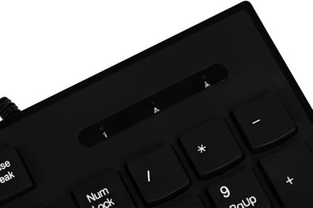 Клавиатура Оклик 505M черный USB slim