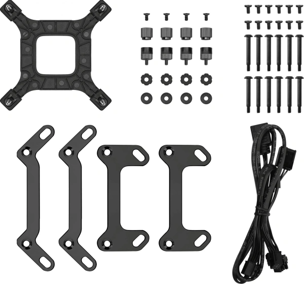 Система водяного охлаждения Deepcool LT360 ARGB Soc-AM5/AM4/1200/1700/1851 черный 4-pin 38.71dB Al 300W 1856gr Ret (R-LT360-BKAMNC-G-1)