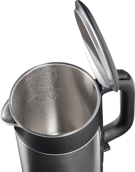 Чайник электрический Panasonic NC-CWK51 1.7л. 1500Вт нержавеющая сталь/черный корпус: полупропилен/нержавеющая сталь