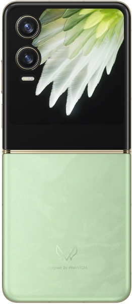 Смартфон Tecno AE11 Phantom V Flip2 5G 256Gb 8Gb зеленый раскладной 3G 4G 2Sim 6.9" 1080x2640 Android 14 50Mpix 802.11 a/b/g/n/ac/ax NFC GPS GSM900/1800 GSM1900 TouchSc Protect FM A-GPS