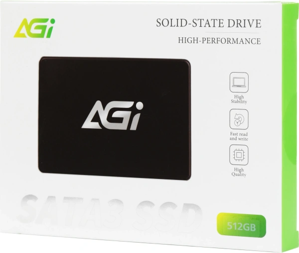 Накопитель SSD AGi SATA-III 512GB AGI500GIMAI238 AI238 2.5"