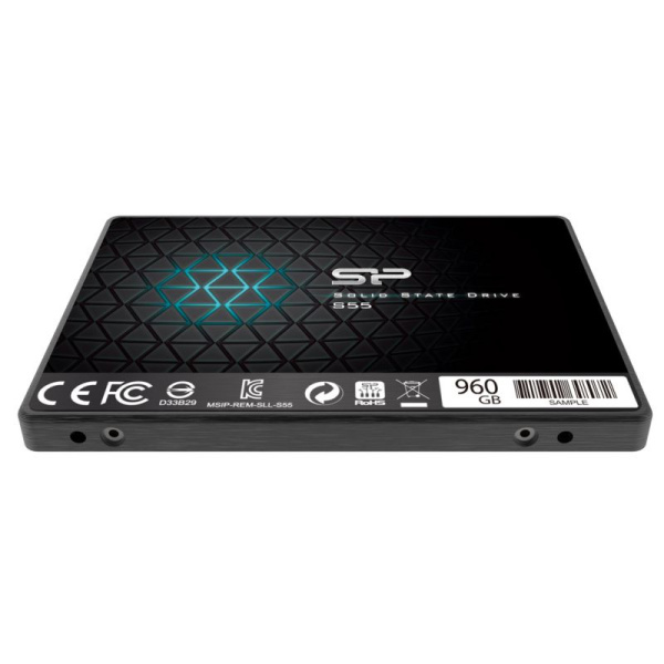 Накопитель SSD Silicon Power SATA III 960Gb SP960GBSS3S55S25 Slim S55 2.5"