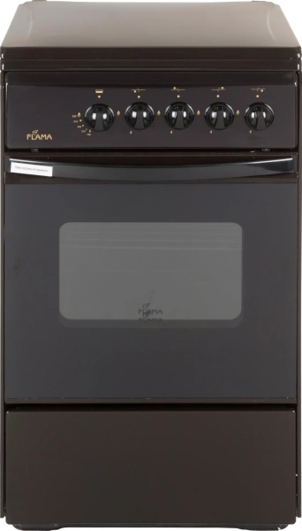 Плита Газовая Flama RG 2401 В коричневый реш.сталь