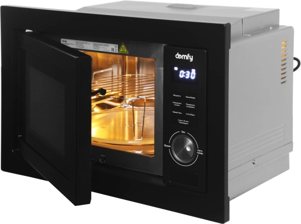 Микроволновая печь Domfy DM2540BW BG 25л. 900Вт черный (встраиваемая)