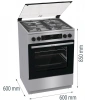 Плита Комбинированная Gorenje GKS6C72XF нержавеющая сталь