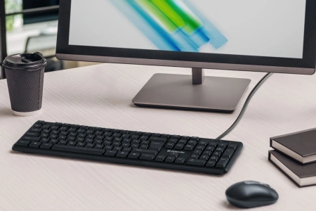 Клавиатура Defender Element HB-520 черный USB