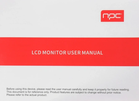 Монитор NPC 27" MD2707-K IPS FHD чер 1ms HDMI DP USB M/M HAS Piv 240Hz 250cd Ex