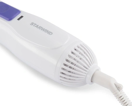 Фен-щетка Starwind SHP8502 1000Вт белый/фиолетовый