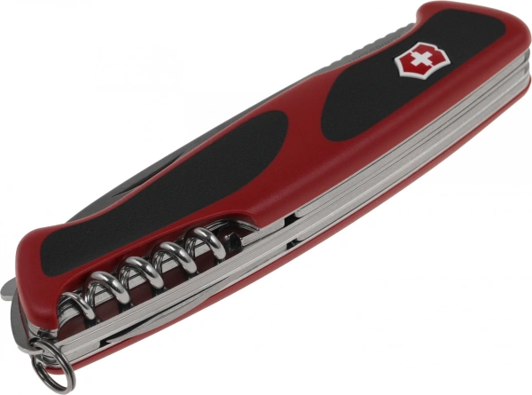 Нож перочинный Victorinox RangerGrip 55 (0.9563.C) 130мм 12функц. красный/черный карт.коробка