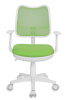 Кресло детское Бюрократ Ch-W797 салатовый TW-03A сиденье салатовый TW-18 сетка/ткань крестов. пластик пластик белый