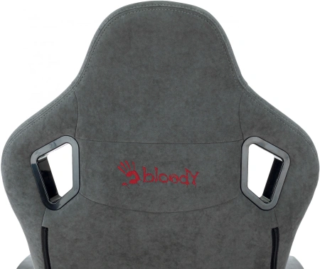 Кресло игровое A4Tech Bloody GC-770 серый соты с подголов. крестов.