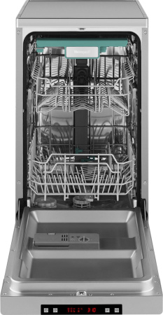 Посудомоечная машина Weissgauff DW 4015 серебристый (узкая)