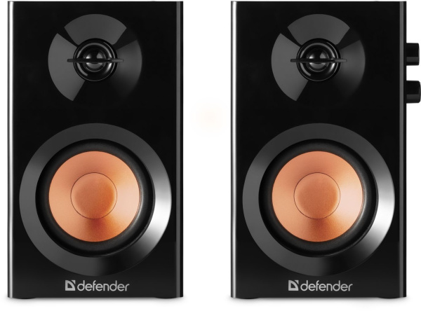 Колонки Defender Aurora S12 2.0 черный 12Вт