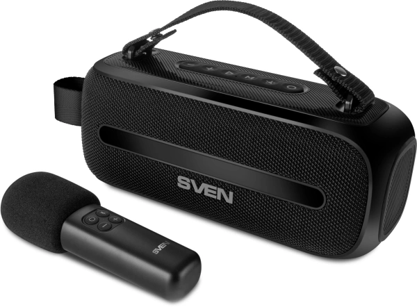 Колонка порт. Sven PS-235 черный 12W 2.0 BT 3600mAh (SV-022075)