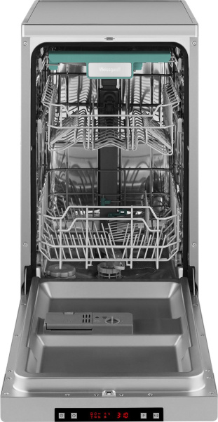 Посудомоечная машина Weissgauff DW 4015 серебристый (узкая)