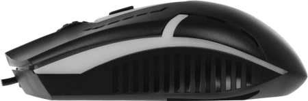 Мышь Defender Flash MB-600L черный оптическая 1200dpi USB 3but (52600)