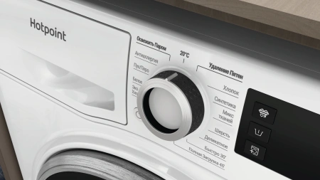 Стиральная машина Hotpoint NSD 6239 S VE RU класс: A-30% загр.фронтальная макс.:6кг белый инвертер
