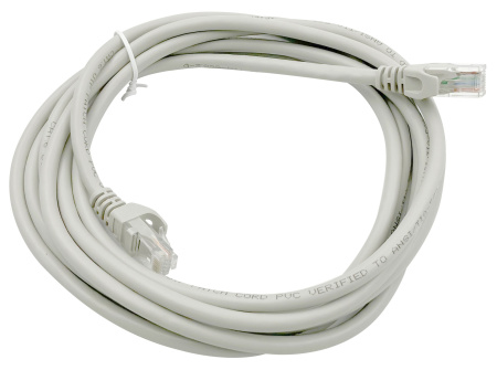 Патч-корд Buro UTP 4 пары cat6 CCA molded 3м серый RJ-45 (m)-RJ-45 (m)