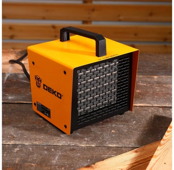 Тепловая пушка электрическая Deko DKIH3400 3400Вт оранжевый/черный