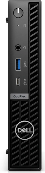 Неттоп Dell Optiplex 7020 Micro i3 14100T (2.7) 16Gb SSD512Gb UHDG 730 Linux Ubuntu GbitEth WiFi BT 90W мышь клавиатура черный (7020-3620)