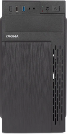 Корпус Digma DCC-MN301 черный без БП mATX 2xUSB2.0 audio
