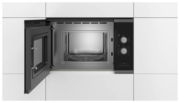 Микроволновая печь Bosch BFL524MS0 20л. 800Вт нержавеющая сталь/черный (встраиваемая)