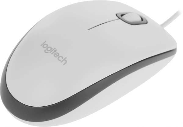 Мышь Logitech M100 белый/черный оптическая 1000dpi USB 2but (910-006764)
