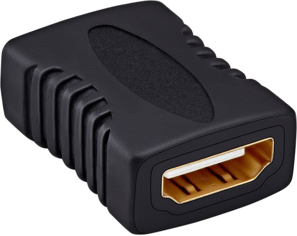 Адаптер аудио-видео Buro HDMI (f)/HDMI (f) черный (BHP-ADP-HDMI-1.4)