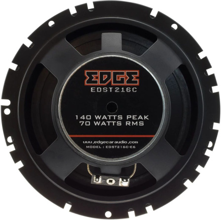 Колонки автомобильные Edge EDST216C-E6 140Вт 86дБ 4Ом 16см (6дюйм) (ком.:4кол.) компонентные двухполосные