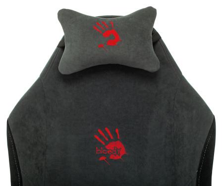 Кресло игровое A4Tech Bloody GC-420 серый крестов. металл