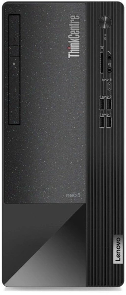 ПК Lenovo ThinkCentre Neo 50t MT i5 12400/8Gb/1Tb UHDG/DVDRW/noOS/kbNORUS/m/kb/черный