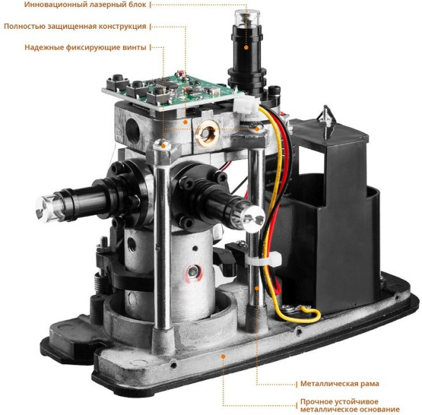 Нивелир лазерн. Kraftool 34640-4 цв.луч. красный