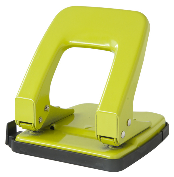 Дырокол Deli E0138 макс.:35лист. металл ассорти отв.:2 с линейкой