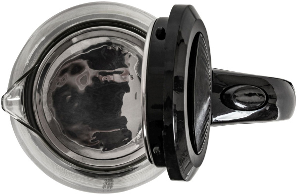 Чайник электрический Supra KES-1853G 1.8л. 1500Вт черный/прозрачный корпус: стекло/пластик