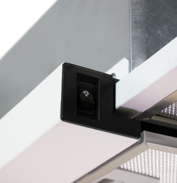 Вытяжка встраиваемая Lex Honver 2M 600 WHITE белый управление: кнопочное (2 мотора)